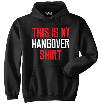 

Humour This Is My Hangover Shirt Funny Cool Gift Printed Adult Hooded Sweatshirt