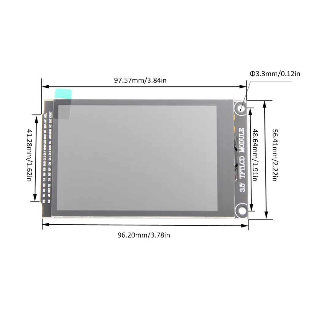 3,5 дюймовым ЖК-дисплеем модулем-емкостный сенсорный HD 320X480 TFT дисплей Diy комплект полный угол обзора ЖК-модуль экран