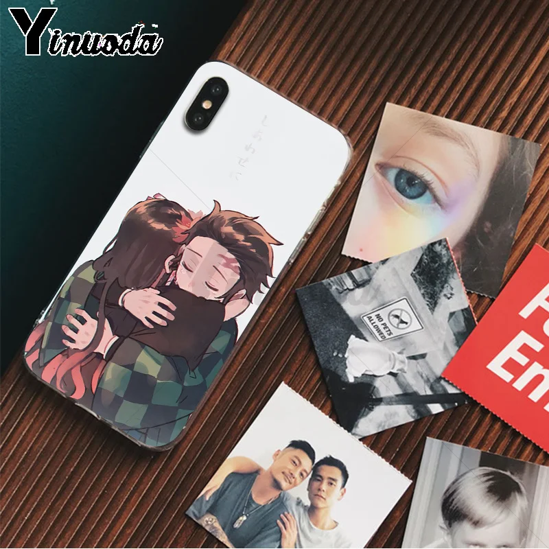 Yinuoda Demon Slayer Kimetsu no Yaiba Colorful Cute Phone Accessories Case for Apple iPhone 8 7 6 6S Plus X XS MAX 5 5S SE XR - Цвет: A15