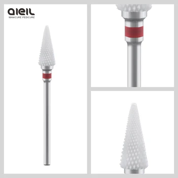 

Ceramic Rotary Burr Nail Drill Bit For Electic Nail Drill Machine Milling Cutter for Manicure Pedicure Tool Nail Accessory