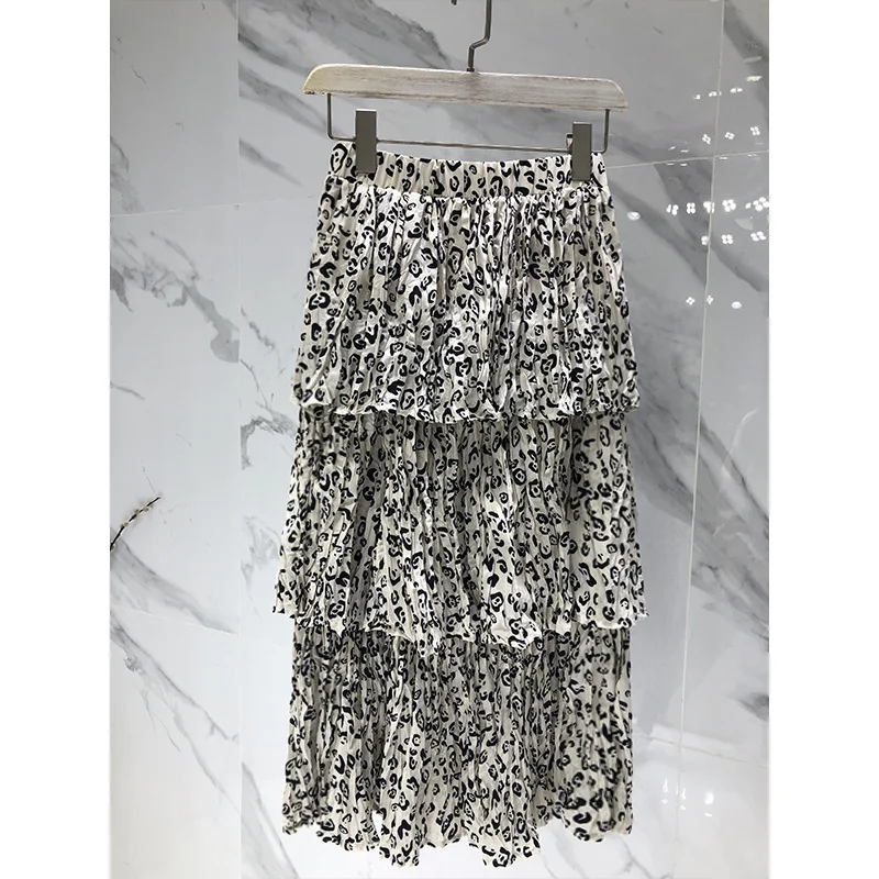 Skirt LANMREM, Одноцветный однобортный женский офисный Блейзер, Женский комплект с юбкой с принтом, простая модная новинка весны, TV224 - Цвет: Skirt