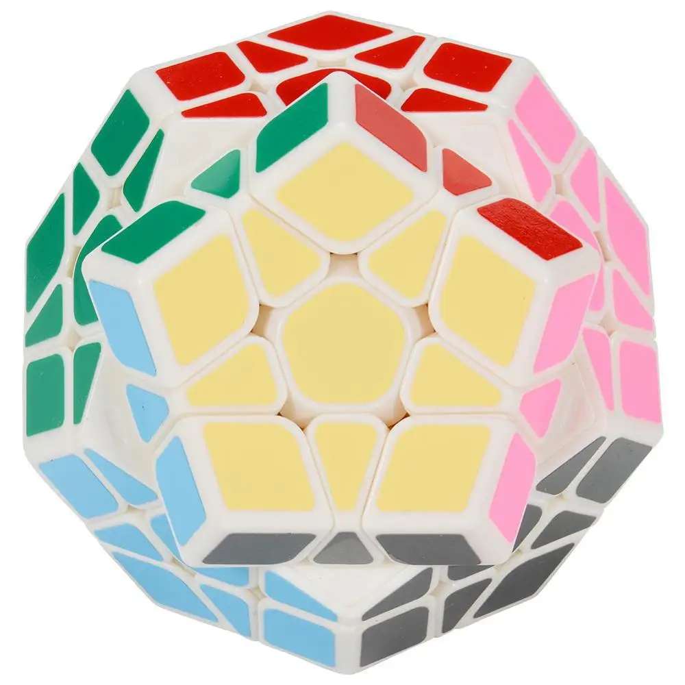 QIYI 3x3 спидкуб Megaminx Стикеры Волшебные кубики Додекаэдр Скорость кубики Логические головоломки игрушки для детей, подарки на день рождения