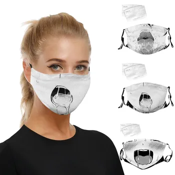 

Adults Reusable Face Mask Breathable Mouth Cover Washable Mouth Mask Windproof Face Mouth Mask Cloth Face Shield mondmaskers