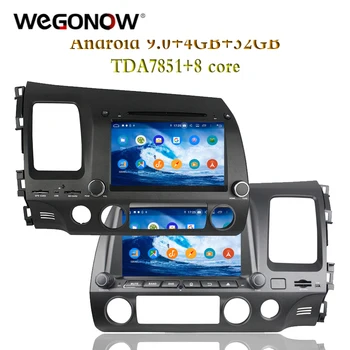 

Android 9.0 4GB RAM Octa Core For Honda CIVIC 2006-2011 right left hand Car DVD Player GPS Glonass RDS Radio wifi 4G Bluetooth