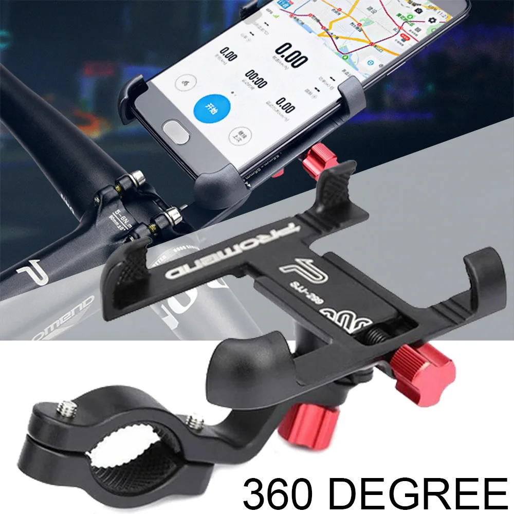 Mayitr 1 шт. мотоцикл велосипед руль велосипеда велик крепление смартфонов gps держатель Черный алюминиевый сплав для 3,5-" Подставка для сотового телефона