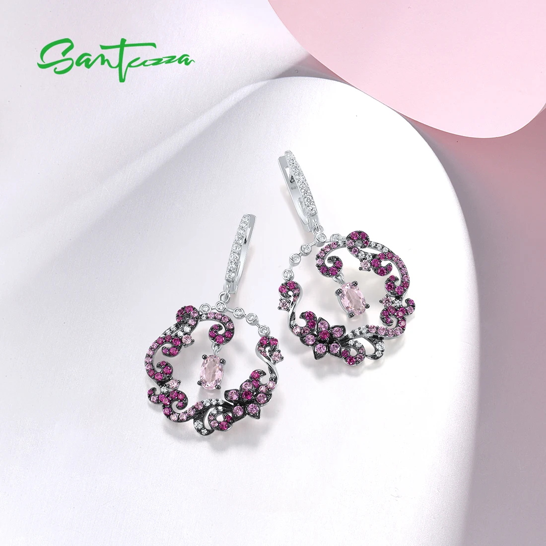 Pandora Sparkling Stones Drop Earrings