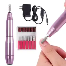 Профессиональный маникюрный салон Фрезер для ногтей, сверлильный станок Комплект Портативный Электрический Фрезер для ногтей, фрезер для полировки Средства для укладки волос Звук большой крутящий момент