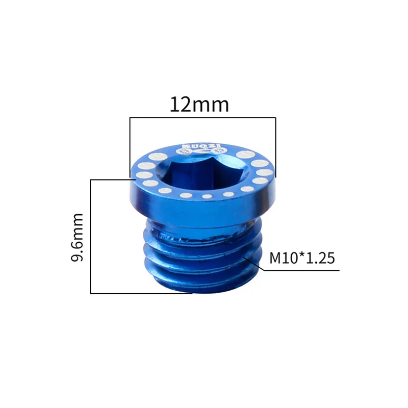 Bicycle V Brake Parts Aluminum Screw Bolt M10*1.25 For V Brake Hole V Brake Boss