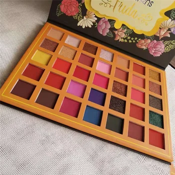 

35 Colors Flower Eyeshadow Palette Glitter Shimmer Eye Shadow Powder Matte Eyeshadow Palette Cosmetic Makeup