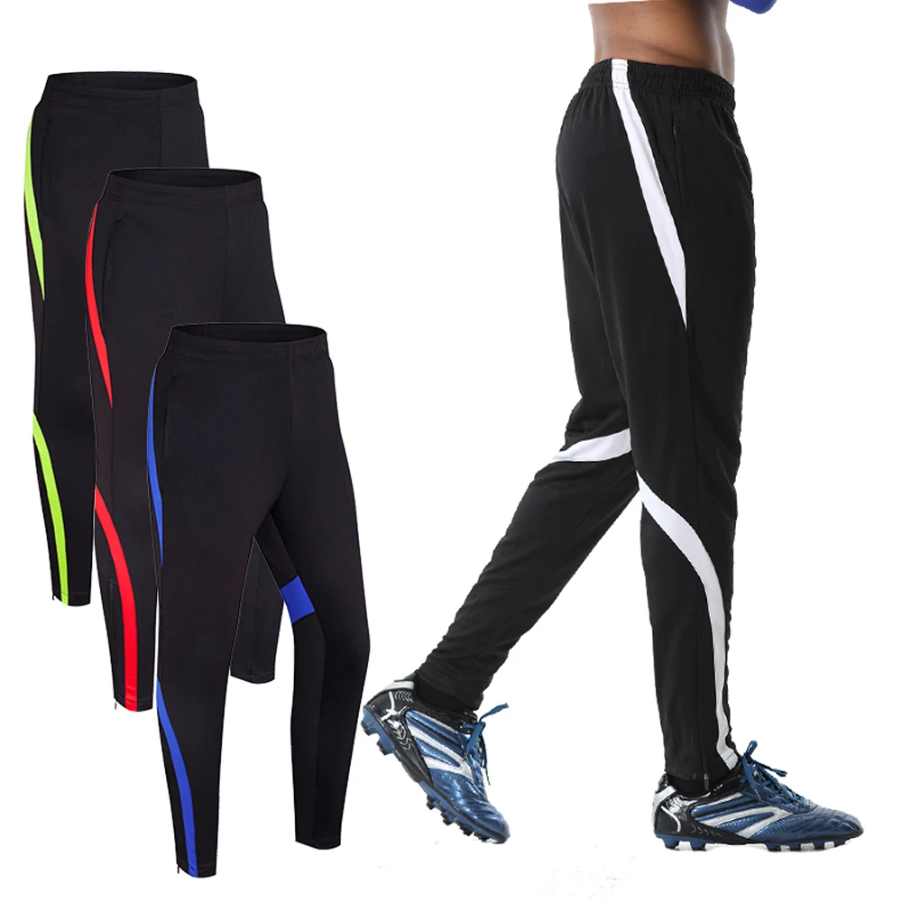 Мужские спортивные штаны для бега на молнии тренировочные футбольные брюки для тренировок на открытом воздухе тренировочные брюки для велоспорта