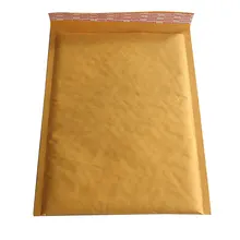 200*250+ 40 мм пакет из пузырчатой плёнки и оберточной бумаги объемные конверты отправка почтовых посылок(Цвет: желтый