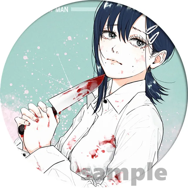 Anime Chainsaw Man Badge Makima Brooch Pin Cosplay Badges For Cloth Backpack Cosplay Anime Accessories 15