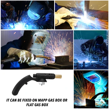 

New Multifunctional MAPP Gas Torch Copper Fire Device Thawing Copper Lightweight High Temperature Heating Portable Camping Burne