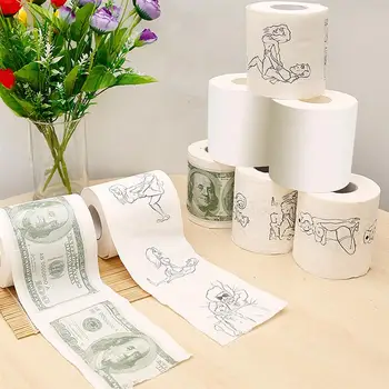 

2 Rolls Roll Paper Convenient Household Toilet Roll Paper Tissue Paper for Office