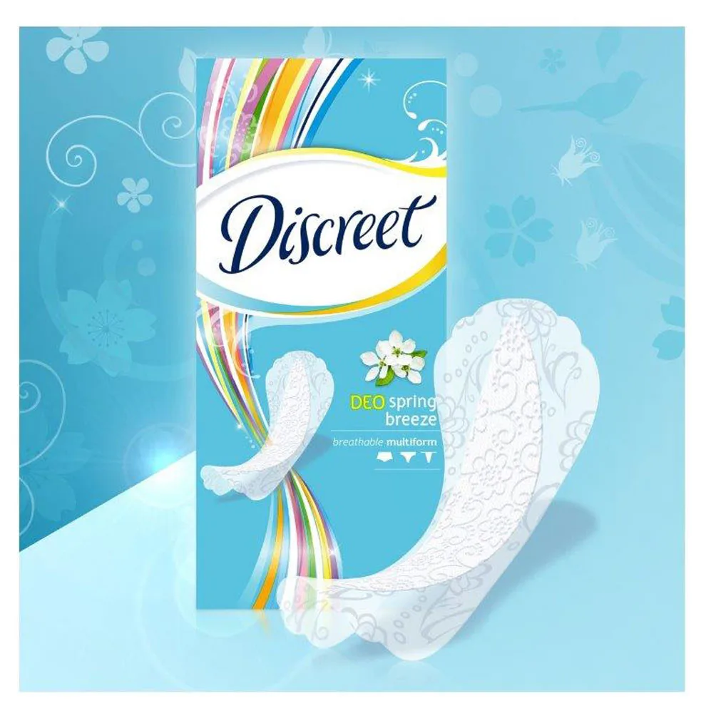 Прокладки ежедневные «Deo Spring Breeze Multiform» Discreet, 100 шт