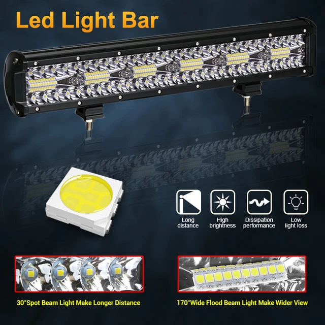 Nlpearl Light Bar/work Light 4-32 Inch Led Bar Combo Driving Led
