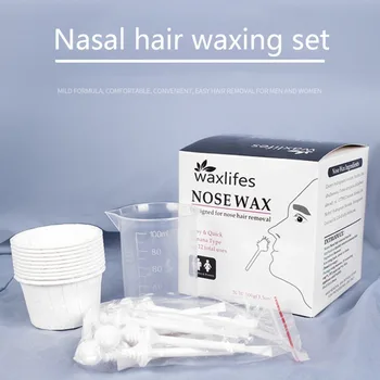 

Nose Wax Mild And Non-irritating Portable Nose Hair Removal Wax Kit Hair Removal For Women And Men