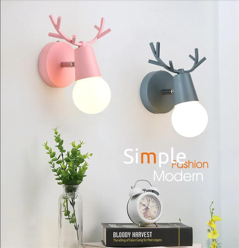 Lustra lampa macaron настенный светильник, скандинавский минималистичный светильник для гостиной, спальни, прикроватный светодиодный настенный светильник, настенный светильник ing