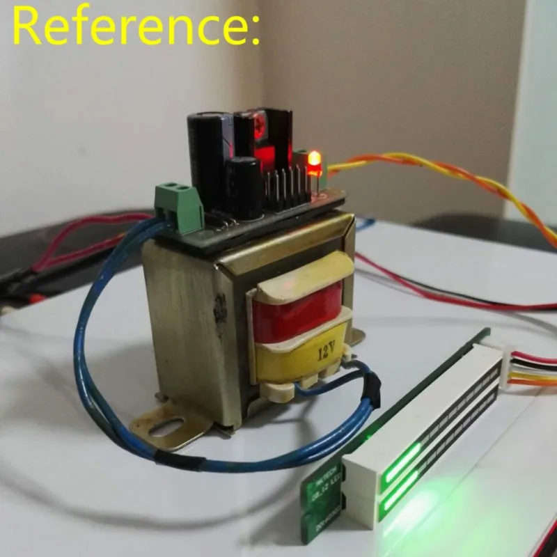Умная электроника регулируемый уровень индикатор Dual 12-разрядный двухканальный светодиодный музыкальный спектра