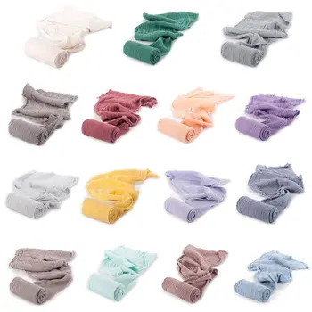 

Newborn Baby Girl Boy Photo Shoot Elastic Wrap Blanket Girl Boy Cotton Rug Photography Props Blanket