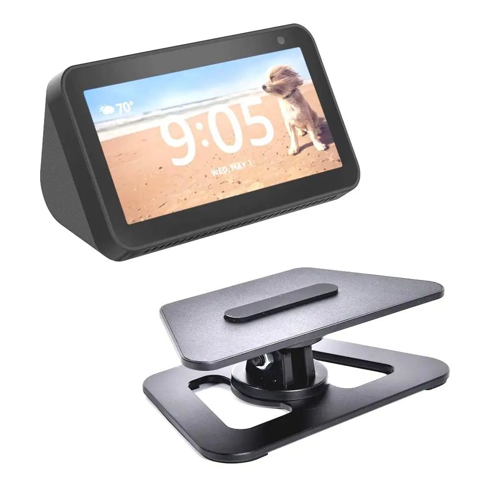 

Adjustable Stand Mount Accessories Fully Aluminum Build Anti-Slip Base for Echo Show 5 High Quality