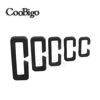 

1000pcs Size 3/4" 1" 1-1/4" 2" Plastic Looploc Rectangular Ring Slider Buckle For Backpack Strap Webbing Belt Sports Bags Parts