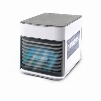 

Fan Humidifier Purifier USB Mini Air Conditioner Air Cooler LED Light Personal Space Fan Desktop Air Cooling Fan for Office Home