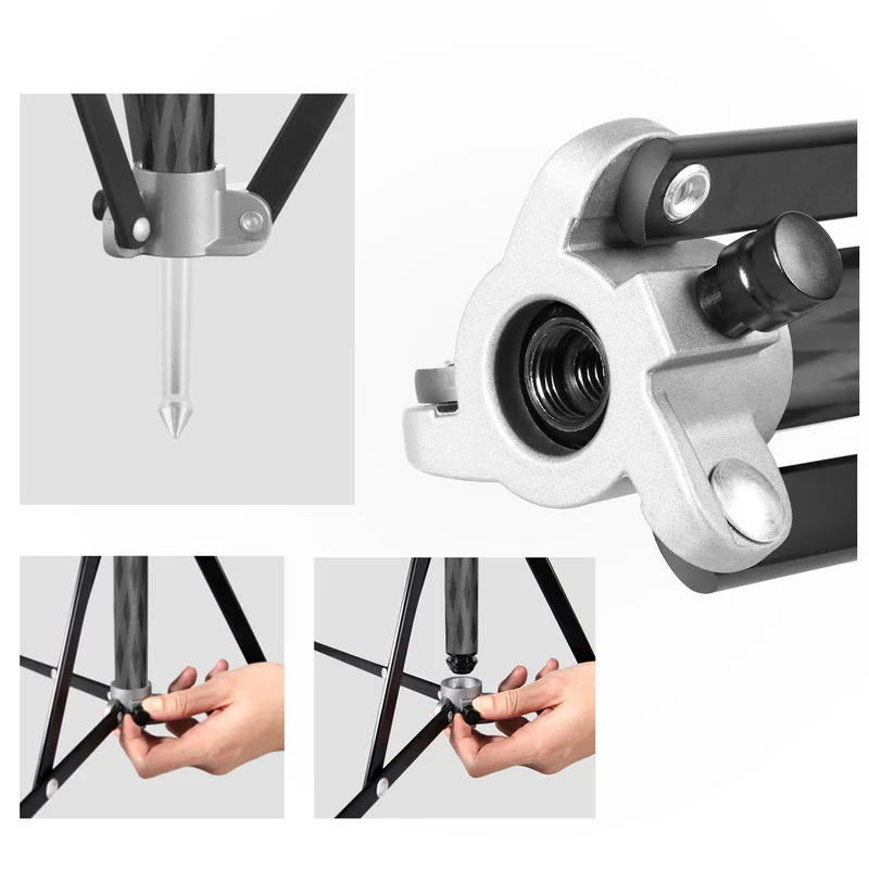 Selens Professional portable light stand Monopod for SLR Cameras tripod for softbox LED light Photographic Lighting flash stand