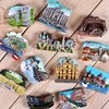 Magnetic refrigerator magnets Italy Switzerland Chile Austria European  countries Tourist attractions souvenir Home decoration ► Photo 1/6