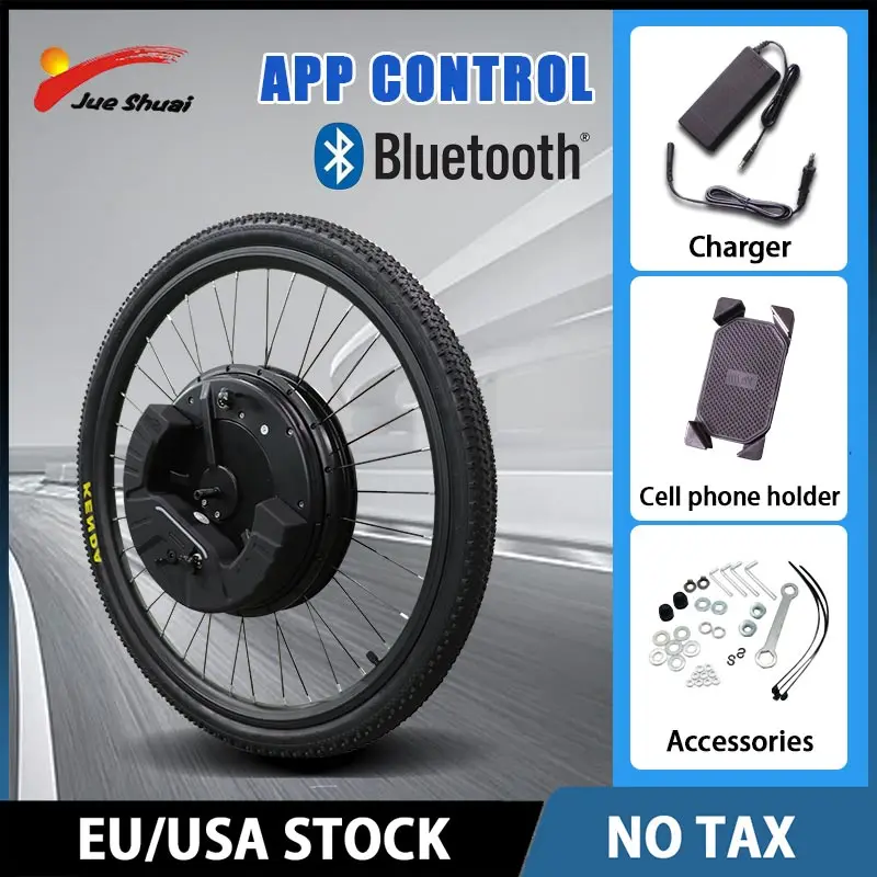 Imortor 3 Ebike Conversion Kit App Control Wheel Hub Motor With Lithium