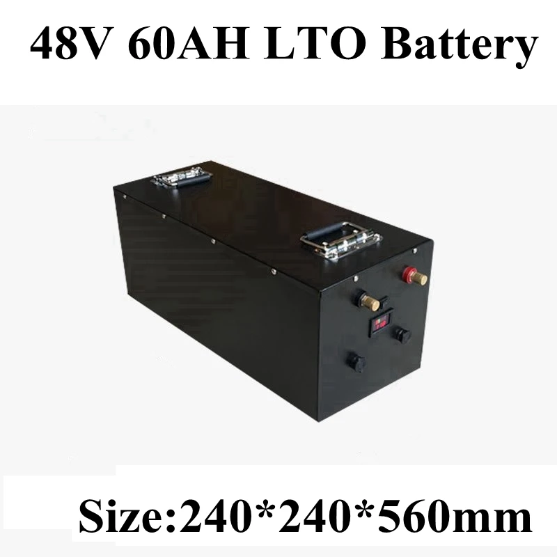 

Rechargeable LTO 48V 60AH 80Ah Lithium Titanate Battery Pack 2.4v LTO Battery for Solar System Scooter RV Tricycle+10A Charger