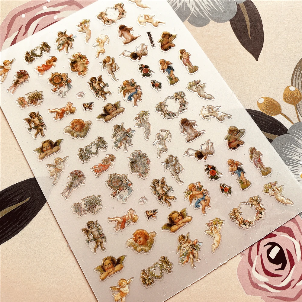 

MG191010-15 Angel Cupid BOOM 3D Back glue Nail decal Nail sticker Nail decoration Nail art Nail tool Nail ornament