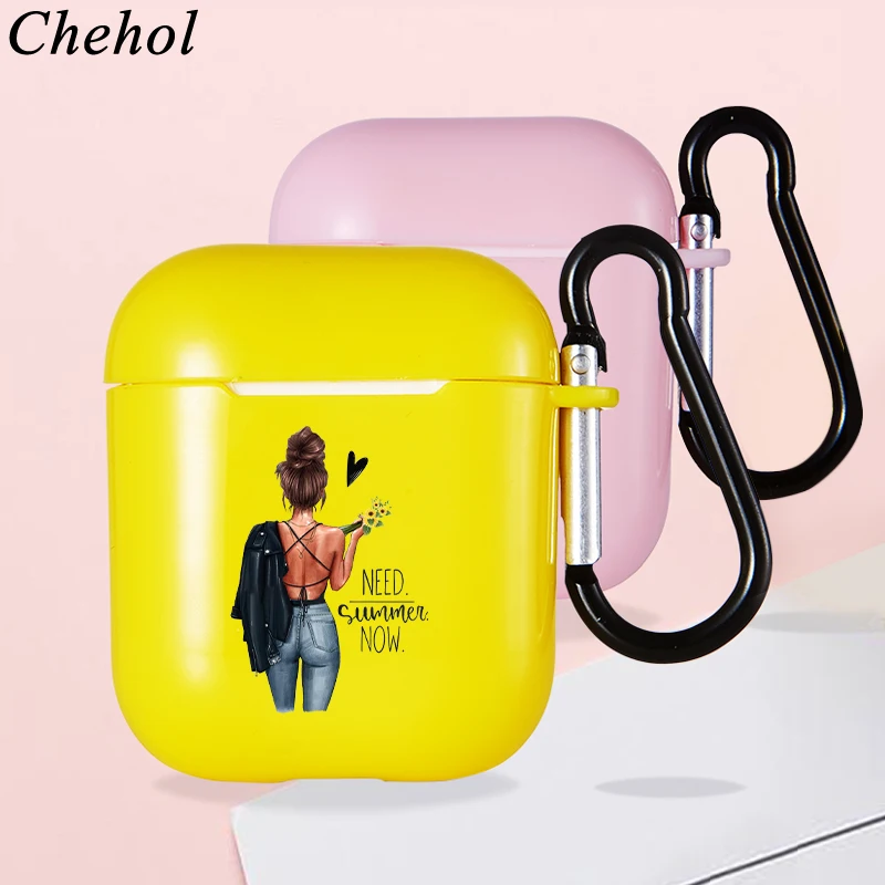 

Soft Silicone Cases for Apple Airpods Pro 1 2 3 Girl Fashion Protection Bluetooth Wireless Earphones Headphone Headset Covers