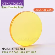 Dia.25.4 27,94 38,1 мм FL50.8 63,5 76,2 101,6 127 190,5 мм США CVD ZnSe CO2 лазерный фокус объектива для Co2 Лазерная Смешанная резки