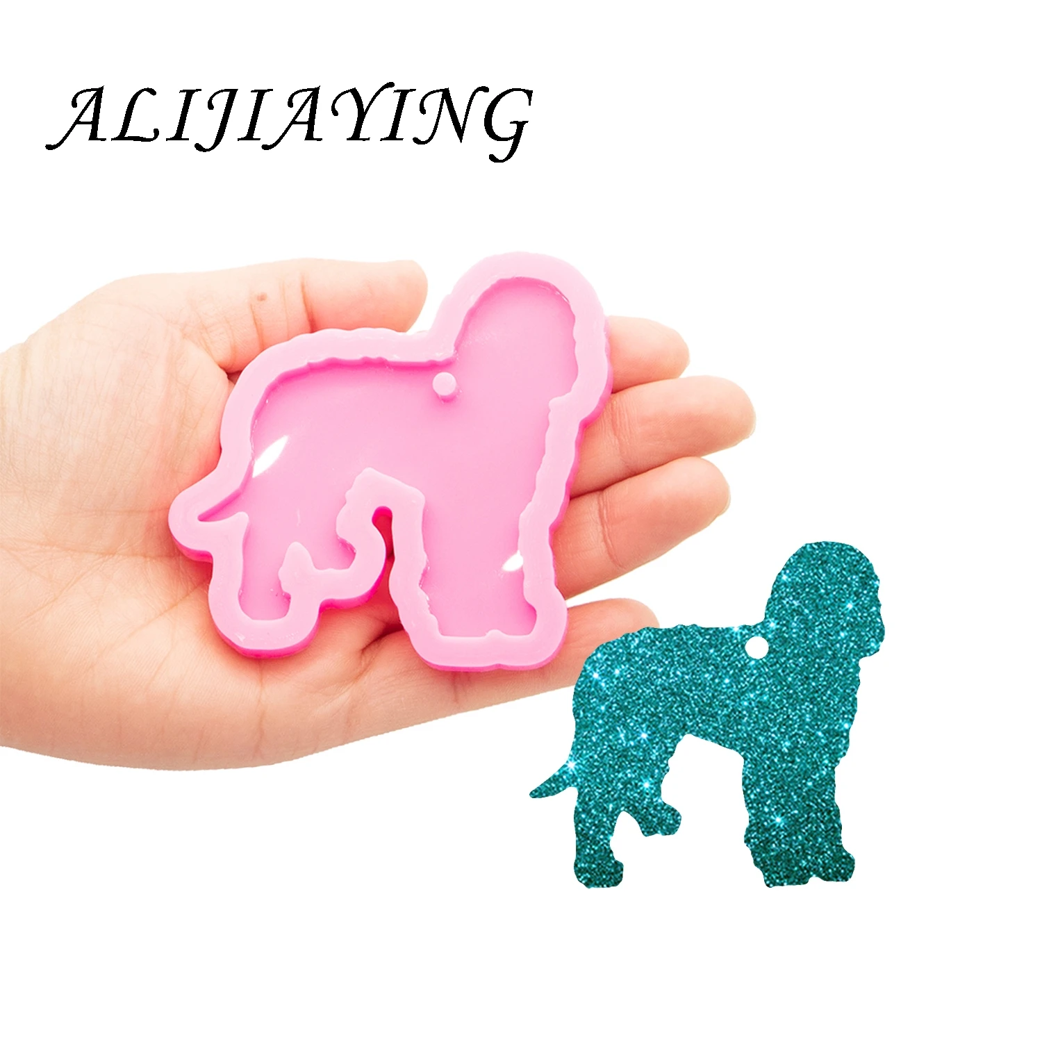 Shiny Silikon Corgi Form für keychain anhänger-Hund Mops Harz Crafting Form-Diy Epoxy Harz Formen Schmuck Machen DY0813 – Detail 13