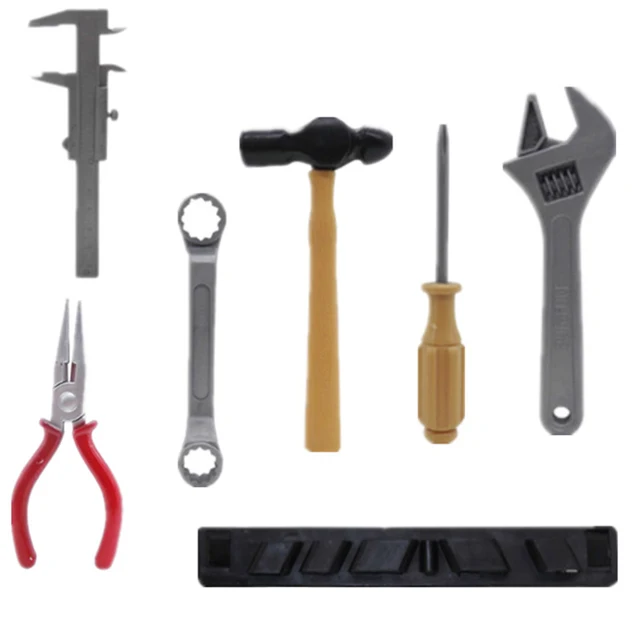 Kids Toys Simulation Repair Tools Set For Boy Safe Plastic Children Maintenance Tools Screwdriver Hammer Tongs Pretend Play Toy 3