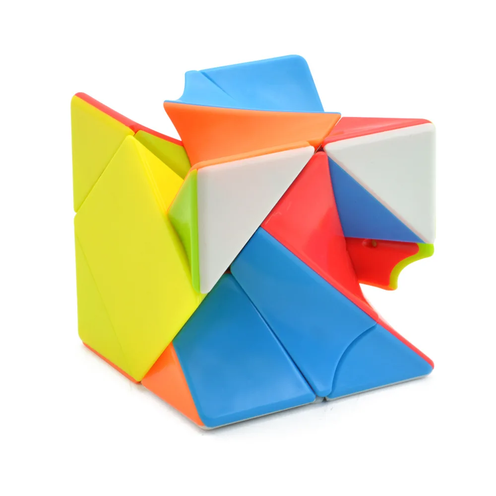 3x3x3 Torsion Magic-Cube цветные витые Кубики-головоломки, игрушки без наклеек, пазлы, красочные Обучающие Развивающие игрушки для детей