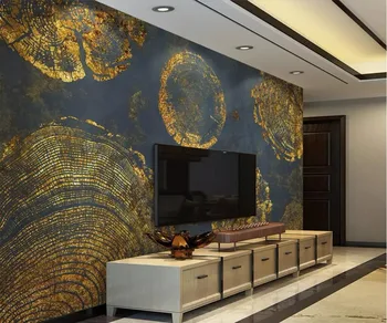 

CJSIR Custom Wallpaper Abstract Annual Round Retro American TV Background Walls Home Decoration Living Room 3d Wallpaper Decor