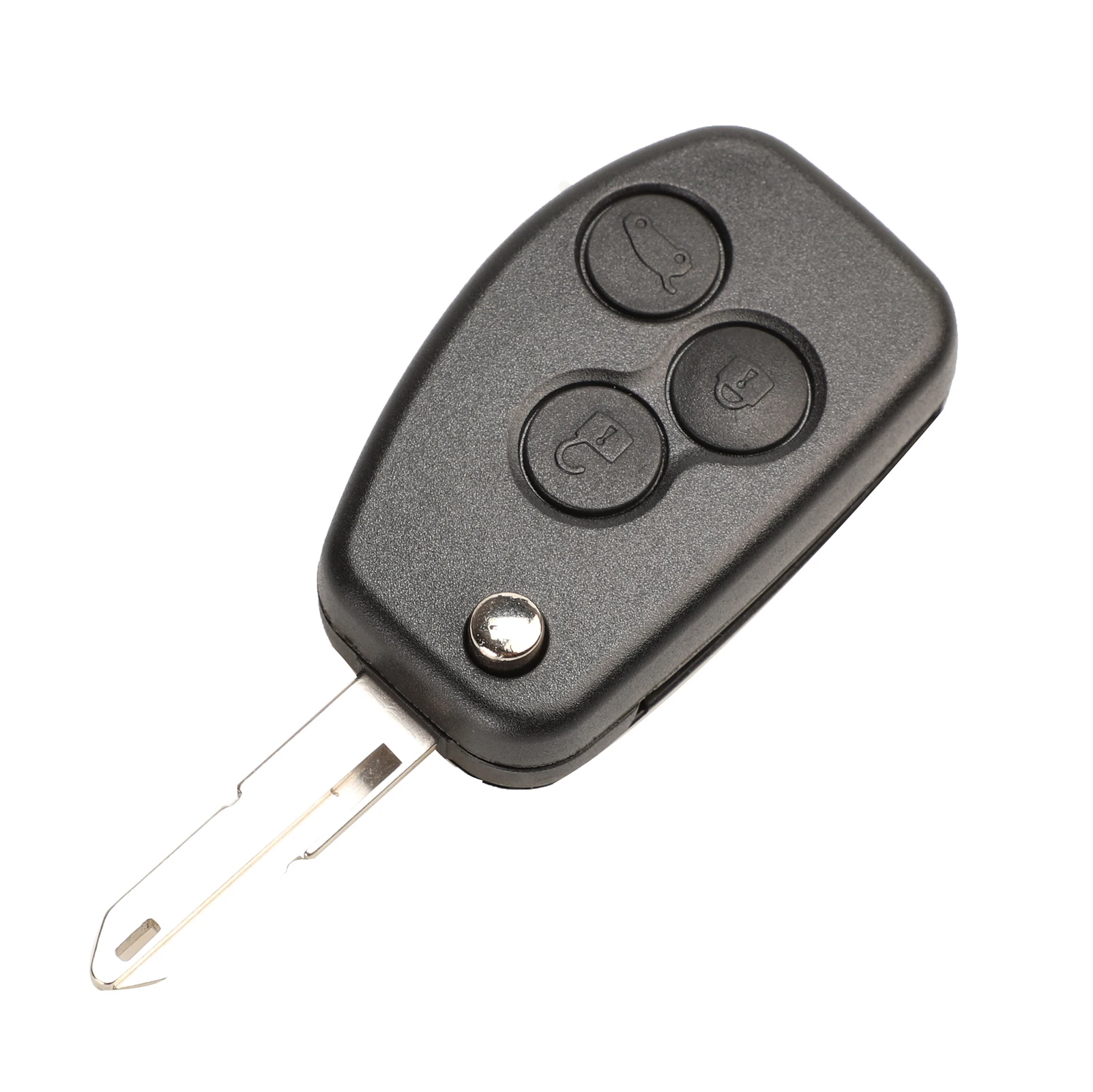 Jingyuqin VAC102 для Renault Megane Dacia модус Espace Duster Clio 2 кнопки флип складной пульт дистанционного управления автомобиля модифицированный Брелок чехол - Количество кнопок: 3B NE73 blade