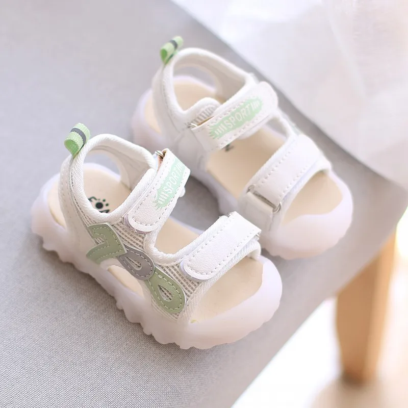 baby boy tan sandals