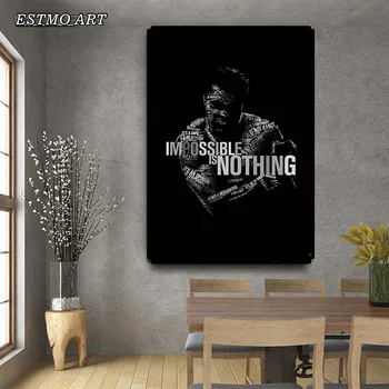 

Star Figure Boxing champion Tyson Canvas Painting One Piece Poster Drawing Room Room Decoration Wall Prints