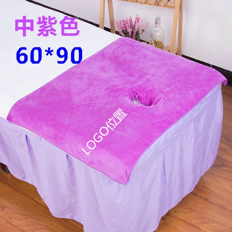 

Soft Bath Towel Massage Physical Therapy Band Hole Climb Cover Massage Table Hole Bedside Large Towel Beauty Salon Water-Absorbi