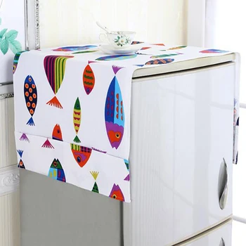 

Household Crocodile Cartoon Towel Single Door Double Door Open Door Refrigerator Door Cover Refrigerator Towel Dust Cover