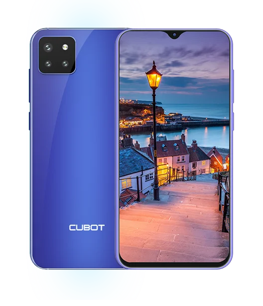 Blue Смартфон Cubot X20 Pro 6," FHD+ с функцией капли воды, режим AI, тройная камера, Android 9,0, 6 ГБ+ 128 ГБ, четыре ядра, 4000 мА/ч, для распознавания лица - Цвет: Blue