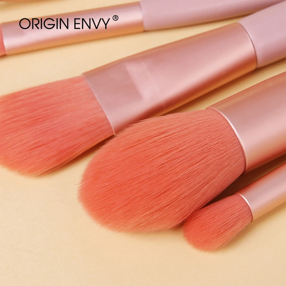 ORIGIN ENVY 7Pcs Makeup Brushes Foundation Brush Wooden Handle Soft Hair Makeup Set Brush Portable Beauty Tool Beauty