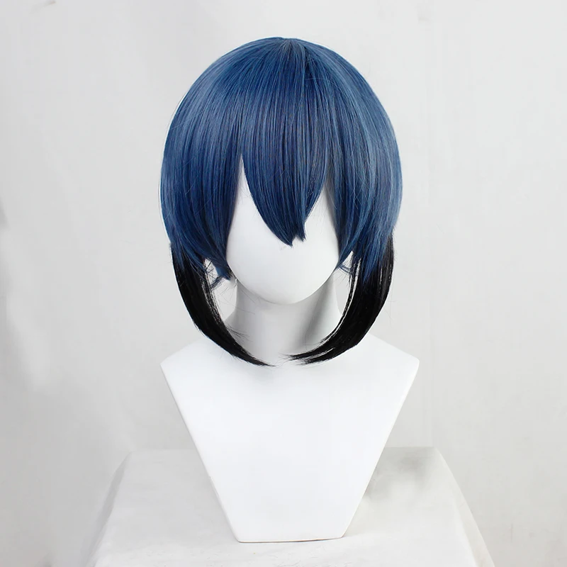 Anime BNA BRAND NEW ANIMAL Michiru Kagemori Cosplay Wig Blue Short Hair Synthetic Wig Anime BNA BRAND NEW ANIMAL