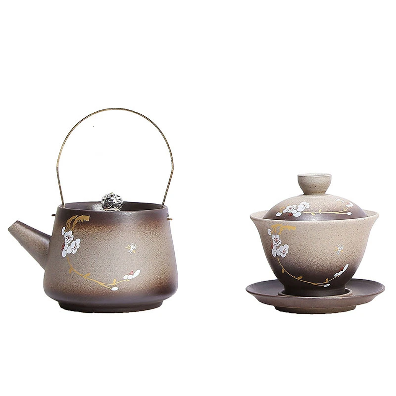 

Ceramics Kung Fu Tea Have Teapot To Fake Something Antique Firewood Originality Coarse Taoda Handle Kettle Single Kettle