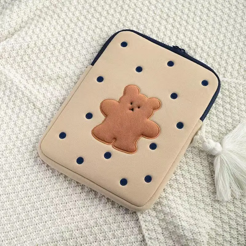 Venta caliente Funda protectora con dibujos animados de oso y galletas de Corea para tableta, funda para portátil, ipad pro 9,7, 11 y 13 pulgadas, bolsa interior de almacenamiento jYQOME7pdVW