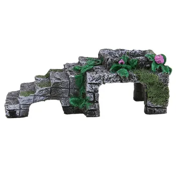 

FishTank Aquarium Ornament Decor Resin Turtle Reptile Platform Climb Ramp Tank Water Aquatic Aquarium Decoration