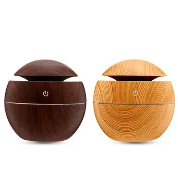 

Creative Wood Grain Aromatherapy Mini Car Humidifier Home Night Light Usb Atomizer Mute Aromatherapy Machine